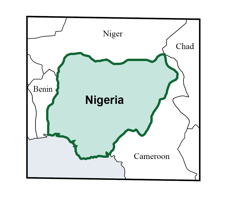 nigeria map picture